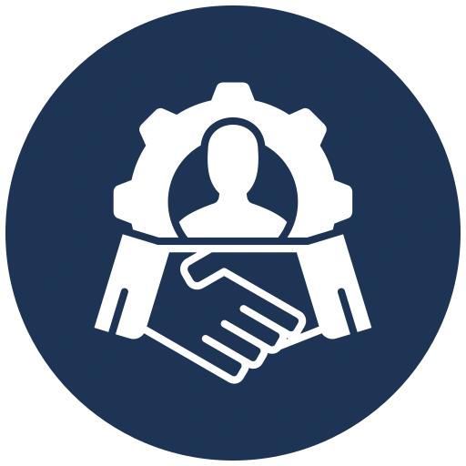 Icône développement leadership